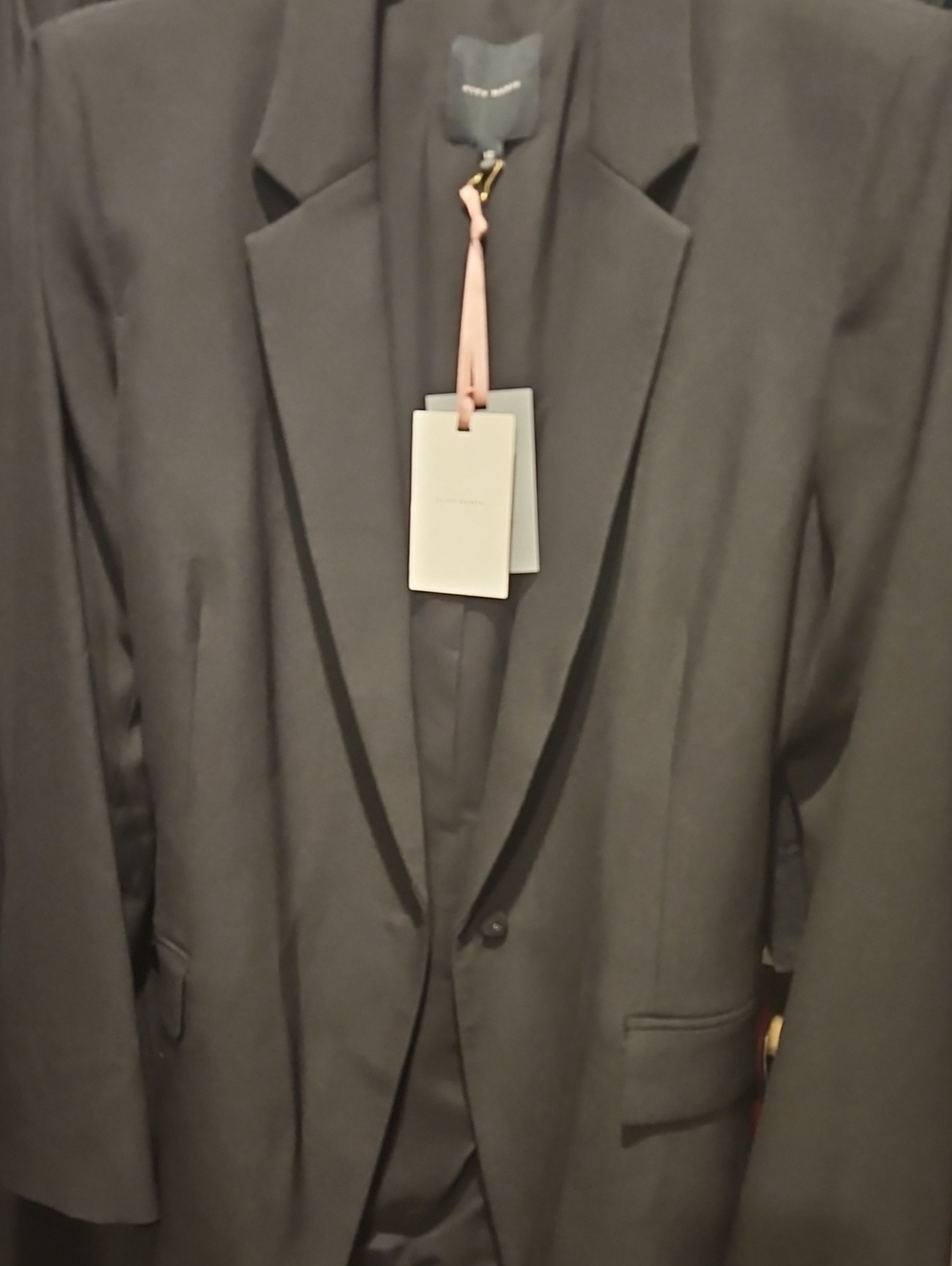 Alex Marie Women's Black Single-Button Suit Jacket